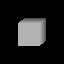Grayscale depth observation of the same reference cube