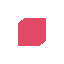 Single palette-colored silhouette identifying the reference cube